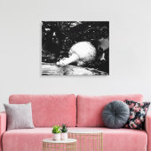 donkere beschermer canvas afdruk (Insitu (Woonkamer))