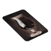 Donkere bier in Tulp Glass Porter Stout-schilderku Magneet (Rechterzijde)