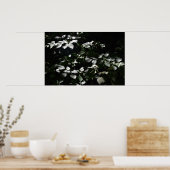 Donkere bladeren poster (Keuken)