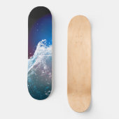 Donkere blauwe dieprode skateboard van de golf (Voorkant)