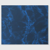 Donkere blauwe marmer textuur cadeaupapier (Vlak)