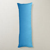 "Donkere blauwe ombre" Lichaamskussen (Achterkant (Verticaal))