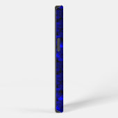 Donkere Blauwe Zeemeermin Schubben iPhone Hoesje (Rechterkant)