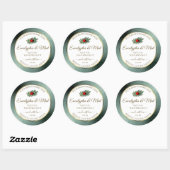 Donkere Blauwgroen Glitter White Product Labels La (Vel)