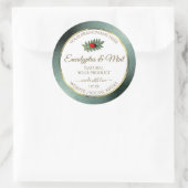 Donkere Blauwgroen Glitter White Product Labels La (Tas)