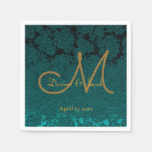 Donkere Blauwgroen goudbloeiende bloeiende monogra