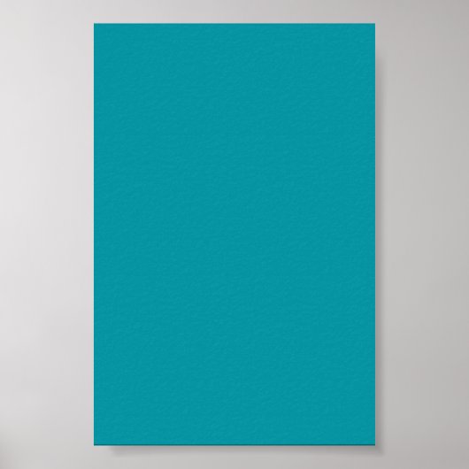 Donkere Blauwgroen groene achtergrond op een Poste Poster (Voorkant)