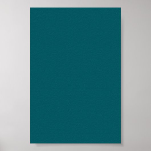 Donkere Blauwgroen groene achtergrond op een Poste Poster (Voorkant)