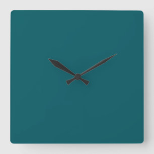 Donkere Blauwgroen groene klok