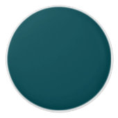Donkere Blauwgroen keramische knop (Voorkant)