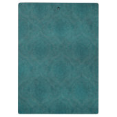 Donkere Blauwgroen patroonachtergrond Klembord (Achterkant)