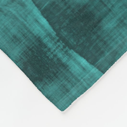 Donkere Blauwgroen subtiele suede look Patroon Fleece Deken (Hoek)