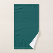 Donkere, Blauwgroen, vaste kleur Bad Handdoek (Handdoek)