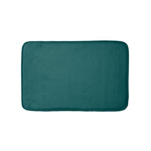 Donkere, Blauwgroen, vaste kleur Badmat (Voorkant)