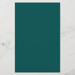Donkere, Blauwgroen, vaste kleur Briefpapier