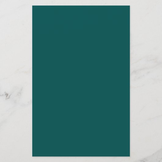 Donkere, Blauwgroen, vaste kleur Flyer (Voorkant)