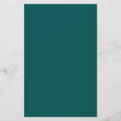 Donkere, Blauwgroen, vaste kleur Flyer (Achterkant)