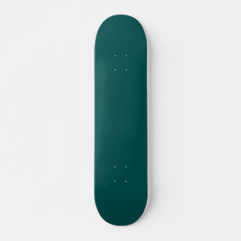 Donkere, Blauwgroen, vaste kleur Persoonlijk Skateboard