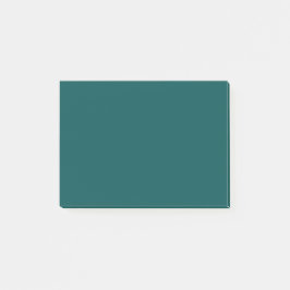Donkere, Blauwgroen, vaste kleur Post-it® Notes