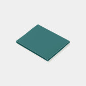 Donkere, Blauwgroen, vaste kleur Post-it® Notes (Schuin)