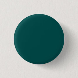 Donkere, Blauwgroen, vaste kleur Ronde Button 3,2 Cm