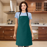 Donkere, Blauwgroen, vaste kleur Schort<br><div class="desc">Donkere,  Blauwgroen,  vaste kleur</div>