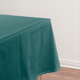 Donkere, Blauwgroen, vaste kleur Tafelkleed