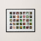 Donkere bleekkarakteristiek collage legpuzzel (Horizontaal)