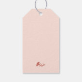 Donkere bloemen Christelijke kunst - Psalm 56:3 Cadeaulabel (Achterkant)