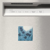 Donkere bloemen magneet (Insitu (Vaatwasser))