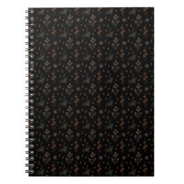 Donkere bloemen  notitieboek
