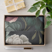  donkere bloemen ontkoppelen tissuepapier (Geschenk)