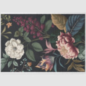  donkere bloemen ontkoppelen tissuepapier (Voorkant)