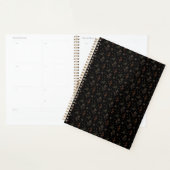 Donkere bloemen planner (Display)