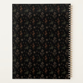 Donkere bloemen planner (Achterkant)