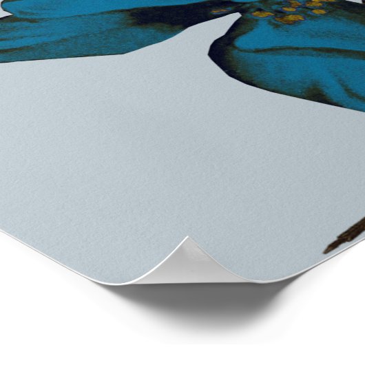 Donkere Bloemendefilé Poster (Hoek)