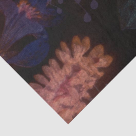 Donkere bloementijgertulp tissuepapier (Detail)