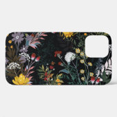 Donkere bloementuin: bloeiend nachtpatroon Case-Mate iPhone case (Achterkant (horizontaal))