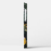 Donkere bloementuin: bloeiend nachtpatroon Case-Mate iPhone case (Achterkant / Links)