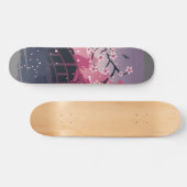 Donkere Bloesem Persoonlijk Skateboard (Horizontaal)