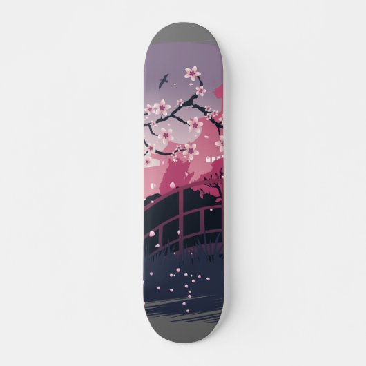 Donkere Bloesem Persoonlijk Skateboard (Voorkant)