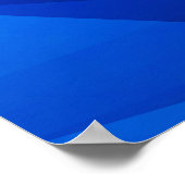 Donkere BLUE abstracte veelhoek. driehoekige geome Poster (Hoek)