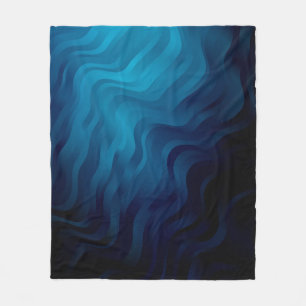 Donkere BLUE achtergrond met lijnen. Kleurrijke il Fleece Deken