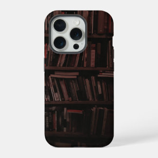 Donkere Boekenplank, Realistisch Beeld iPhone 15 Pro Case