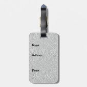 Donkere Bogen Bagage Label (Achterkant verticaal)