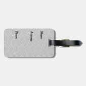 Donkere Bogen Bagage Label (Achterkant horizontaal)