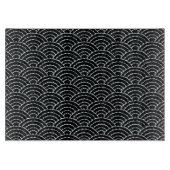 Donkere bogen glazen snijplank (Voorkant)