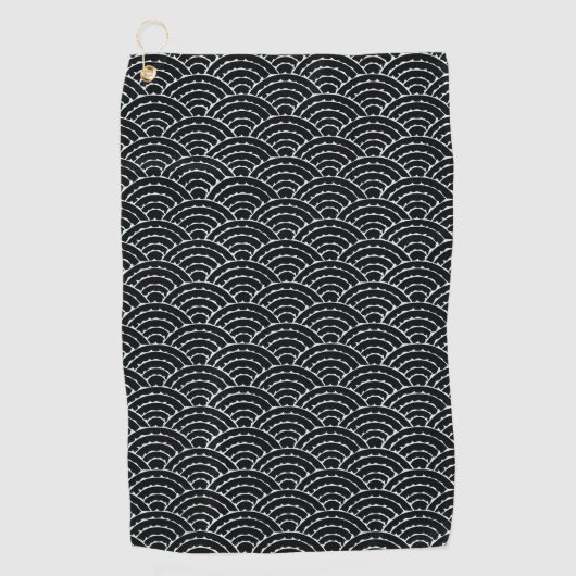 Donkere bogen golfhanddoek (Voorkant)