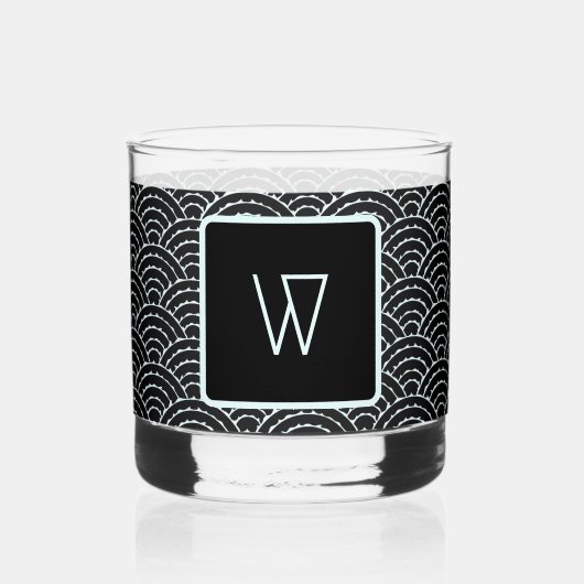 Donkere bogen whisky glas (Voorkant)
