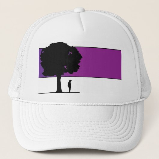 donkere boom trucker pet (Voorkant)